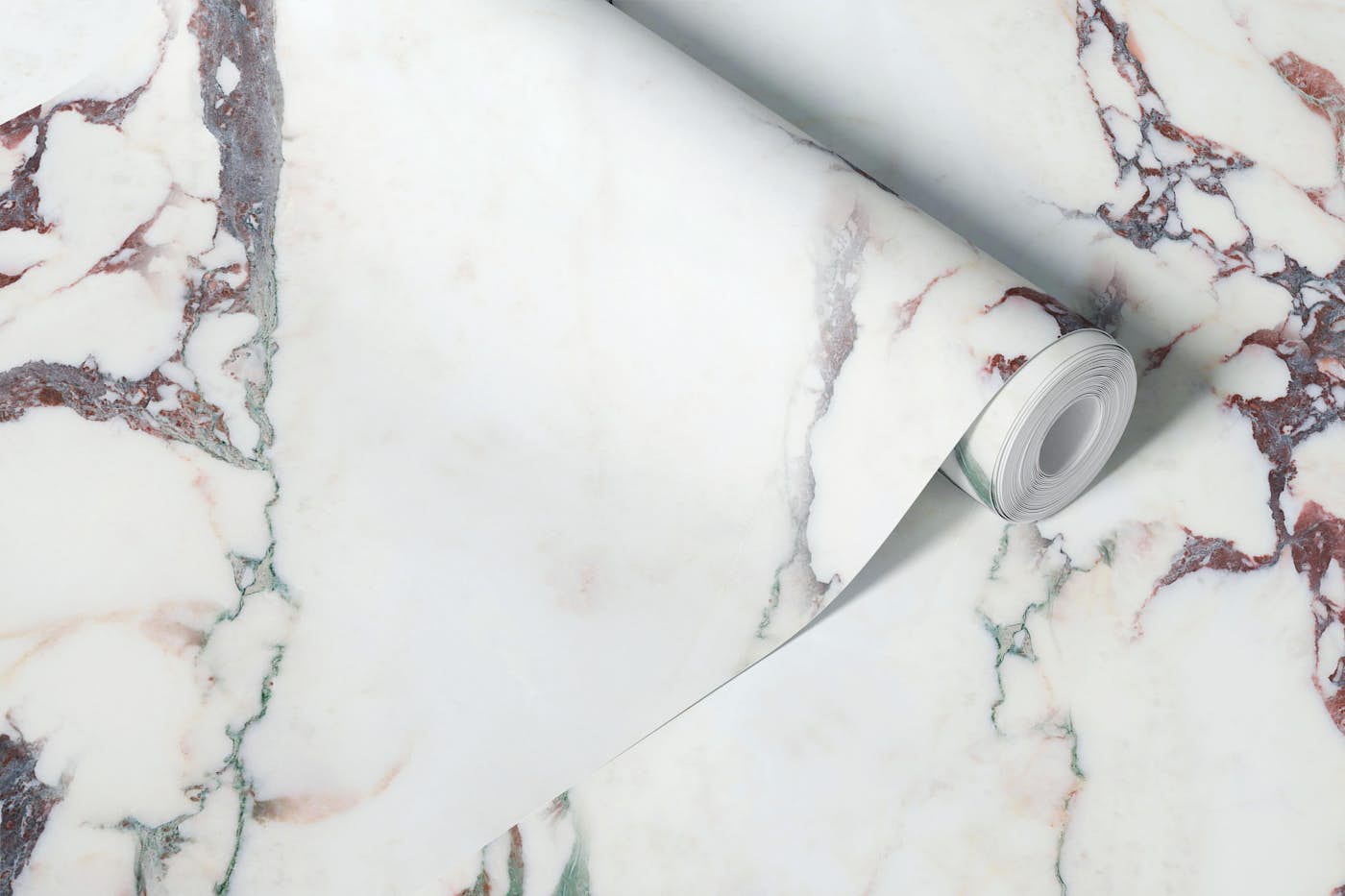 Calacatta Viola Marble wallpaper roll