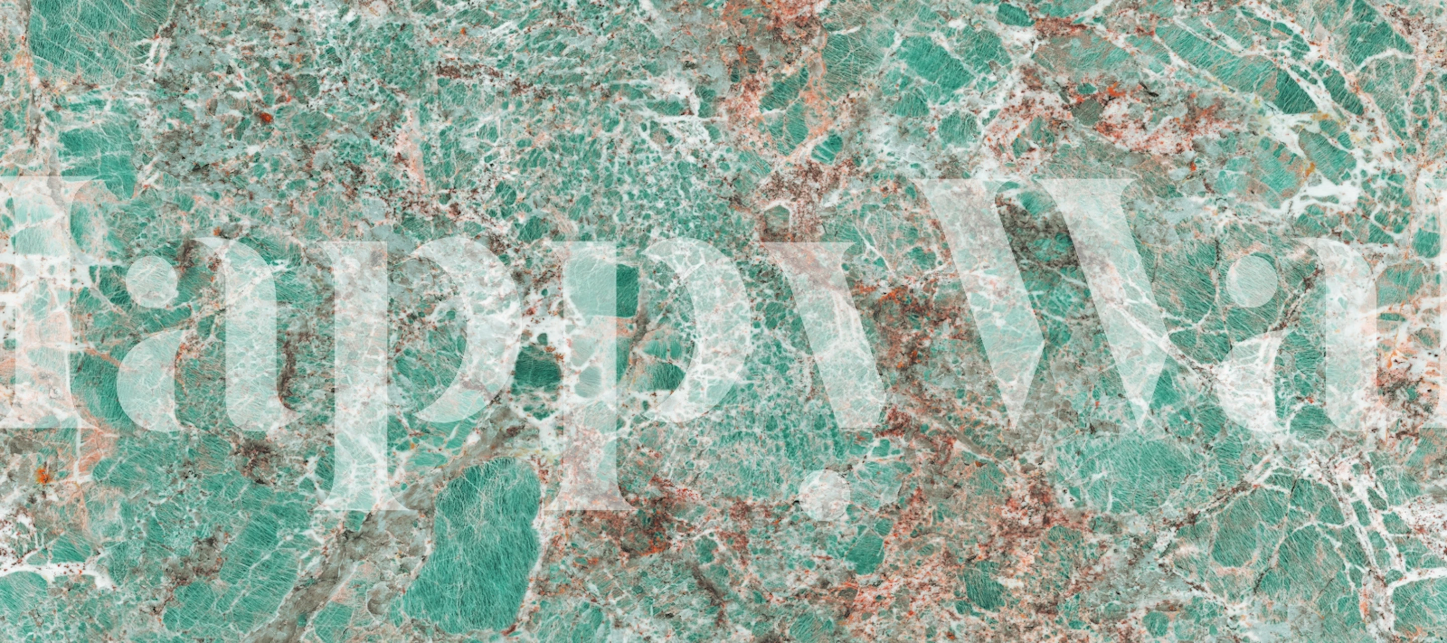 Green Fusion Quartzite wallpaper in a room