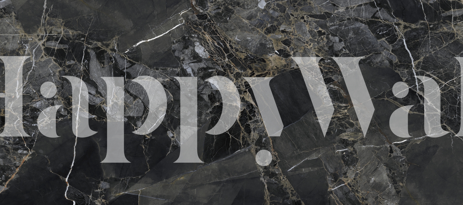 Tapeta Black Marble v stylovém pokoji