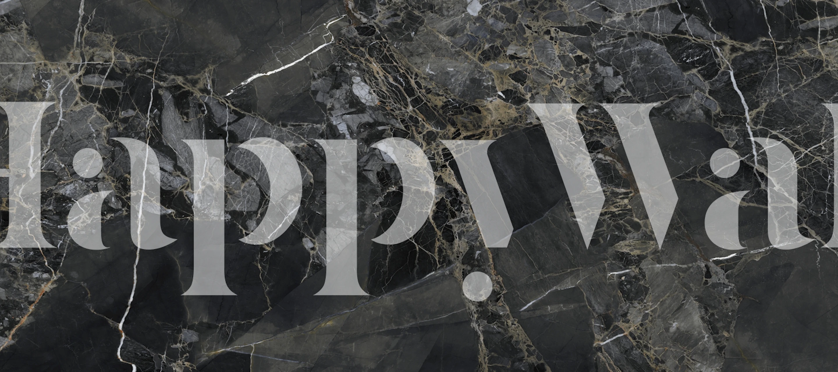 Black Marble wallpaper in a stylish room