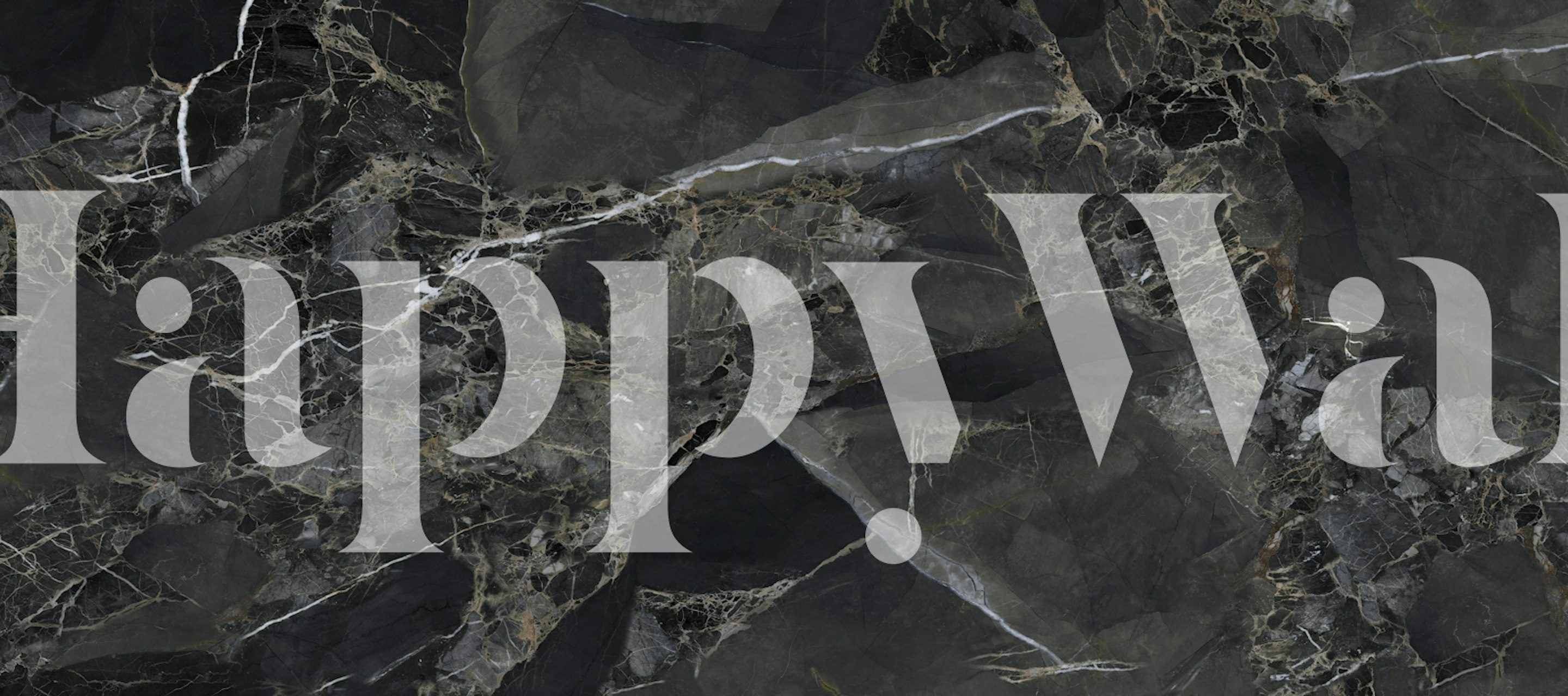 Crni tile wallpaper u modernoj sobi