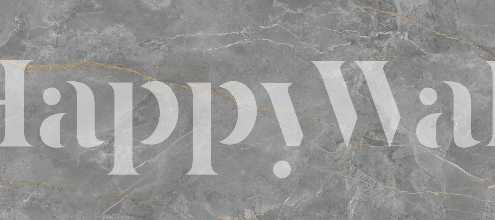 Armani Grey Marble wallpaper in a room