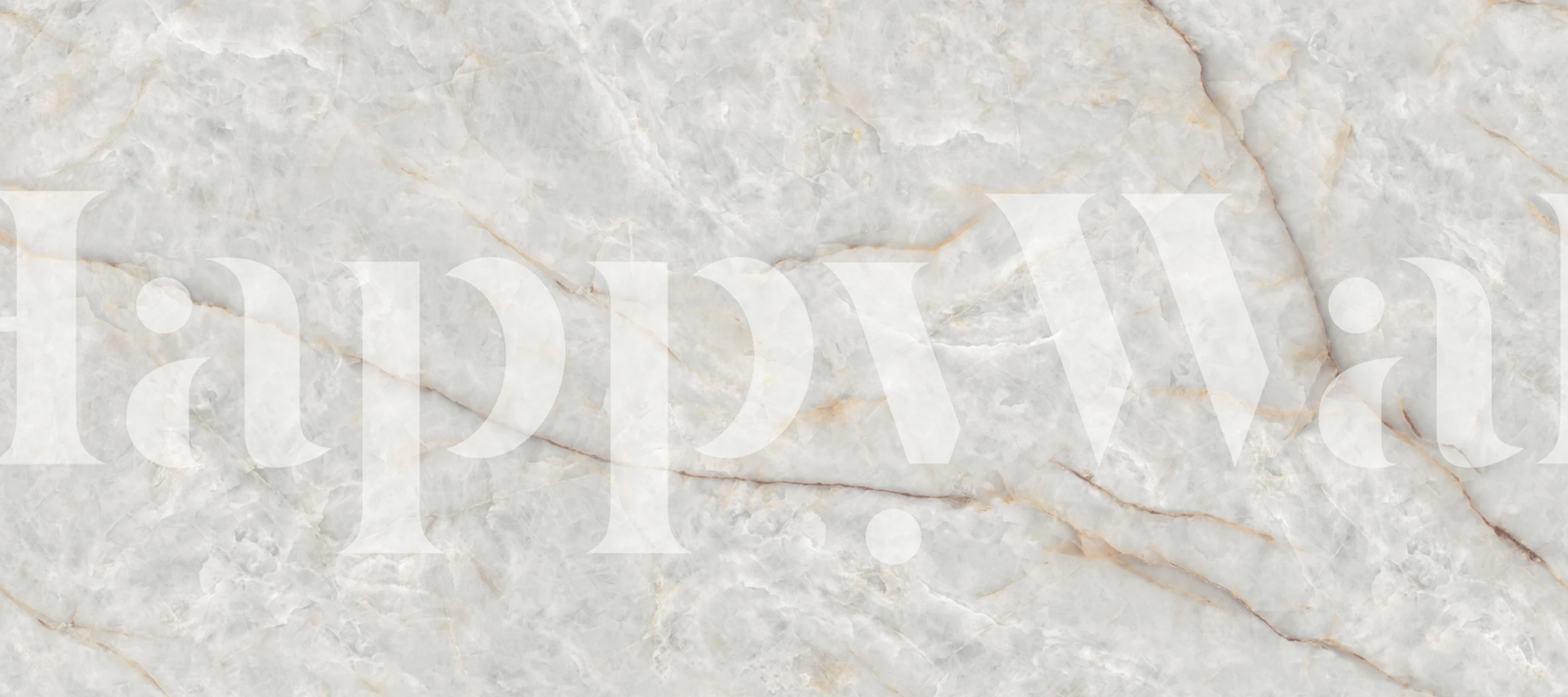 Soft marble texture wallpaper in a room
