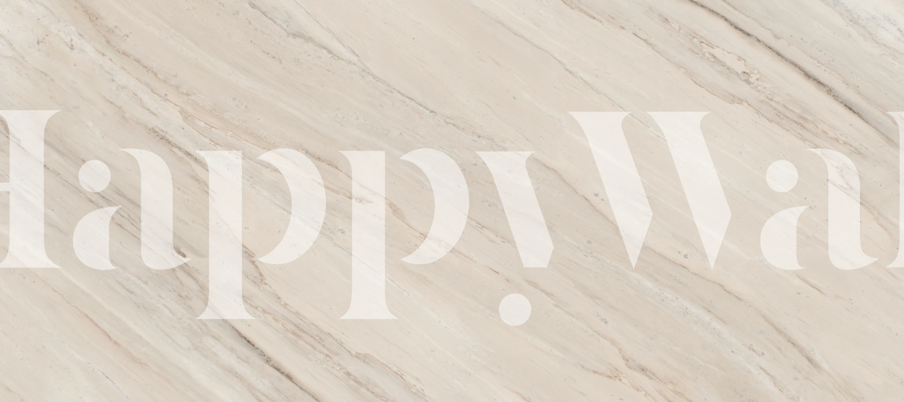 Carta da parati Classical Marble Look in una stanza