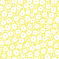 Ditsy Daisy - Pastel Butter Yellow ταπετσαρία