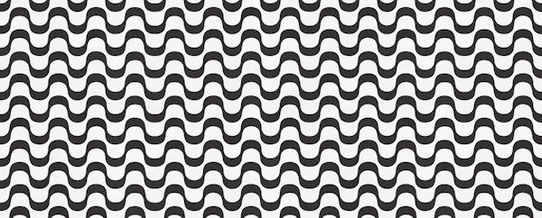 Wavy Black and White Design