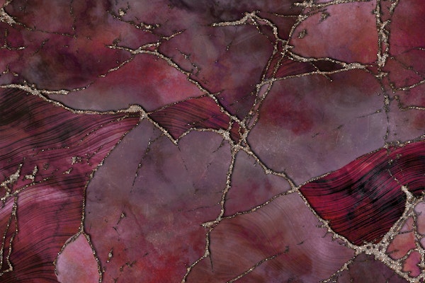 Red Marble Gemstone Luxury