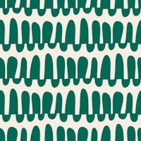 Wavy horizontal stripes green papel de parede