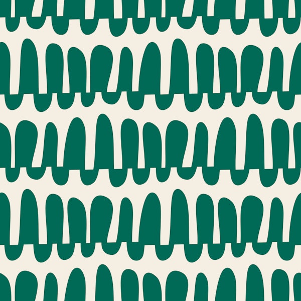 Wavy horizontal stripes green