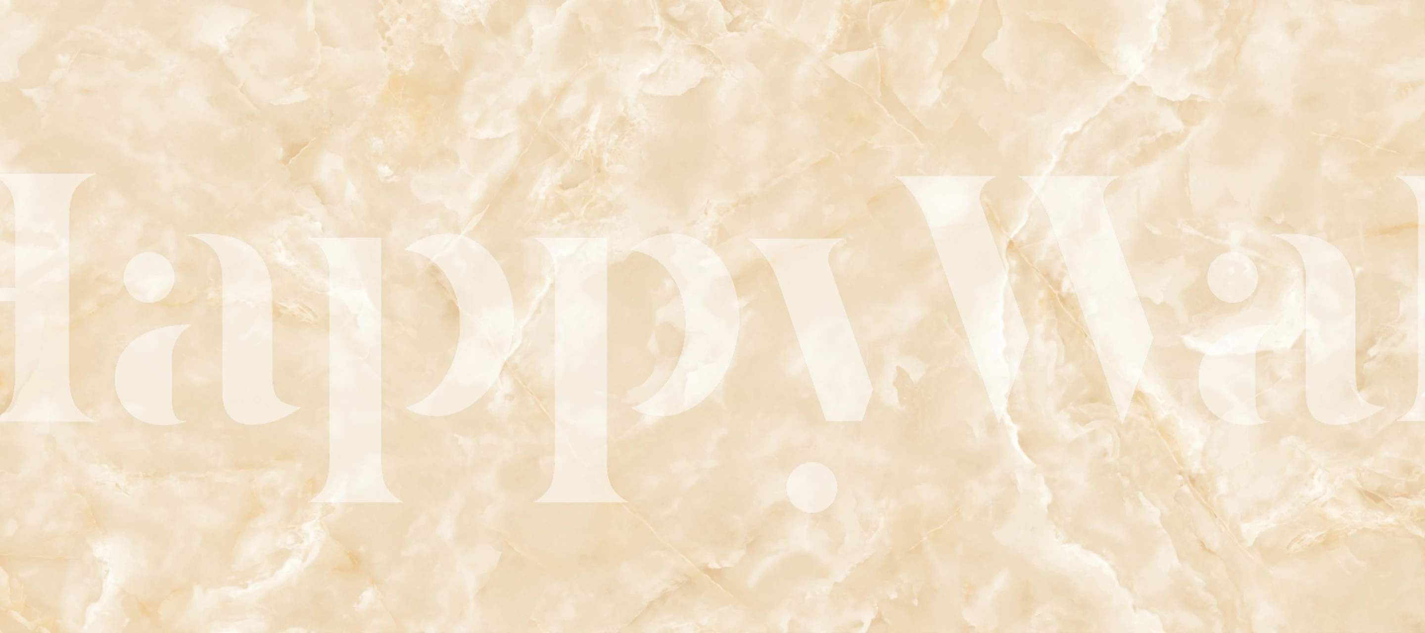 Beige Cloud Onyx Tile wallpaper in a room