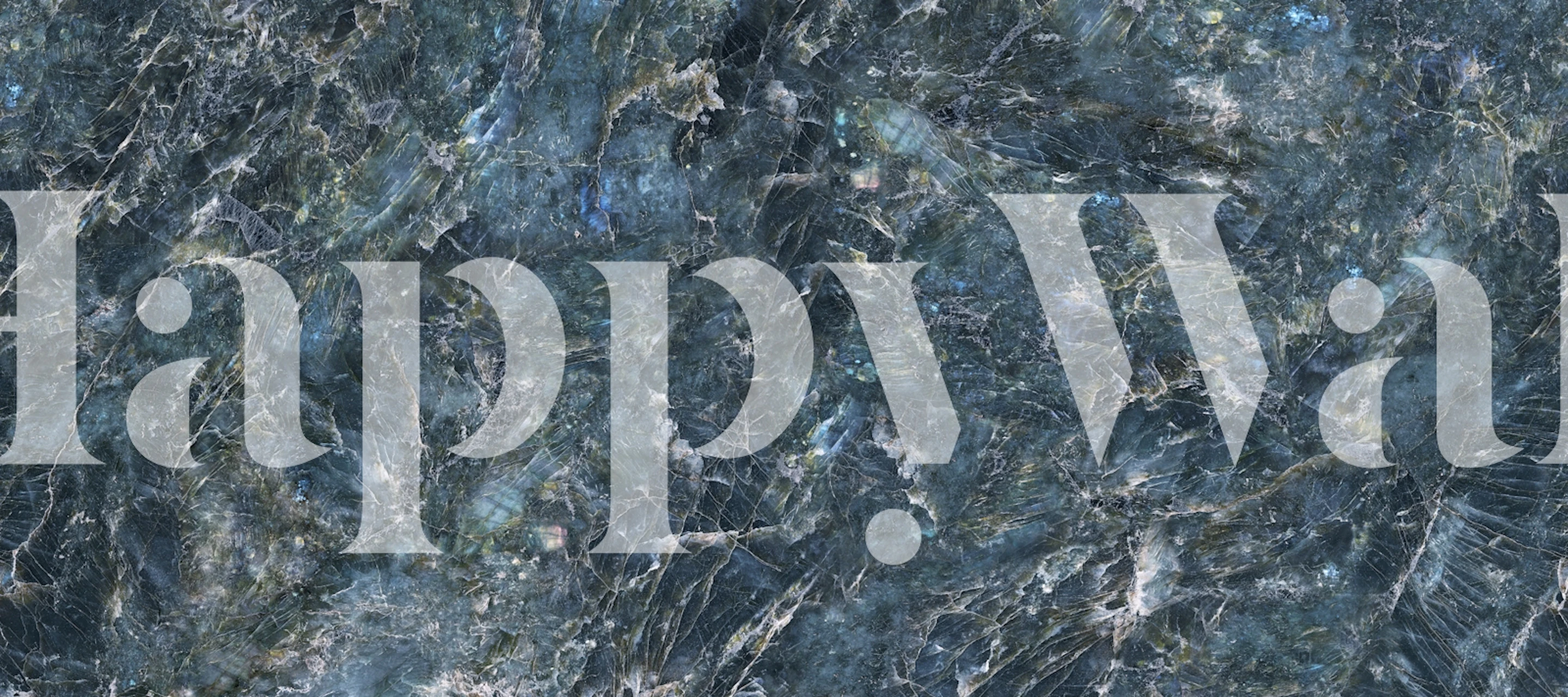 Luxury Blue Stone Texture wallpaper in a room