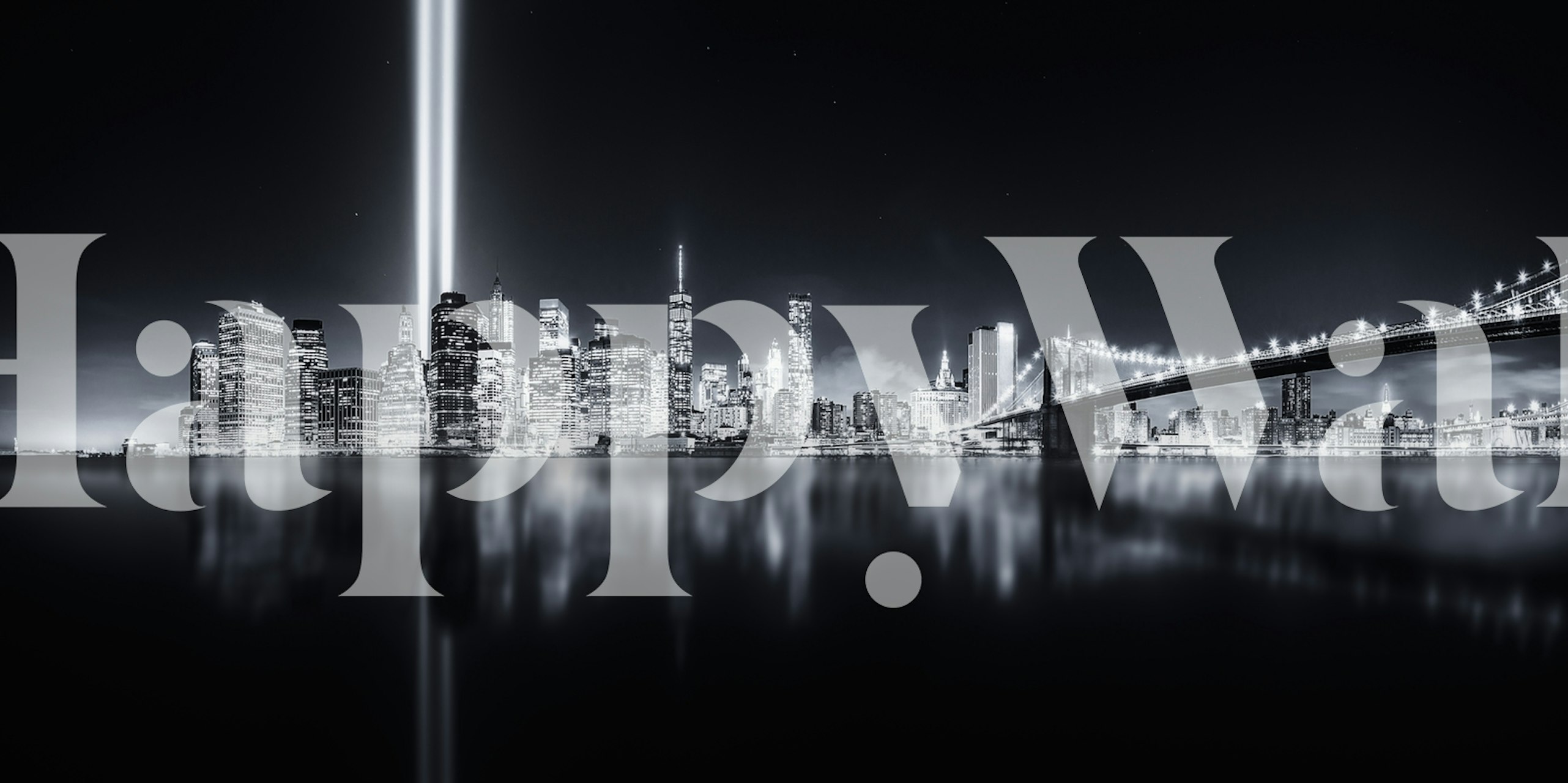 Tapeta Manhattan Skyline 2 wyświetlona w pokoju