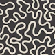 Black and White Modern Art Doodle Maze