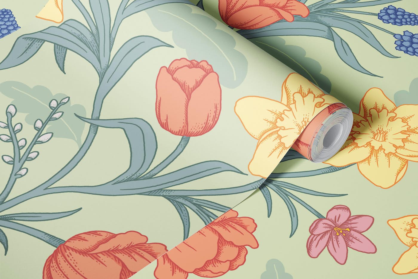 Spring Flower Fantasy wallpaper roll