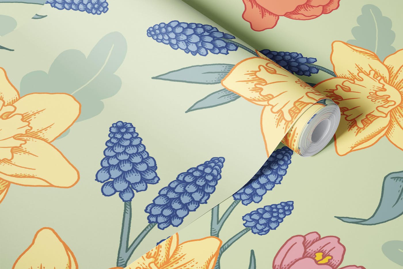 Spring Flower Fantasy Large wallpaper roll