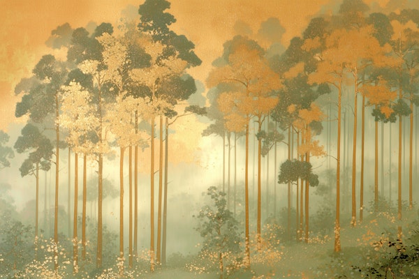 Golden Forest Dawn