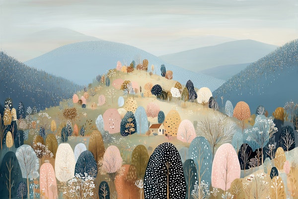 Tranquil Mountain Forest