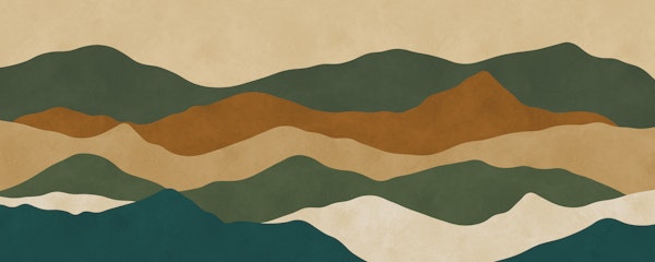 Serene Mountain Layers