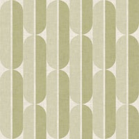 Mid Century Geometric - Pistachio Green tapete