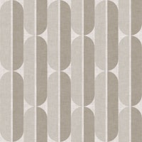 Mid Century Geometric - Light Brown tapete