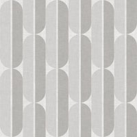 Mid Century Geometric - Warm Grey wallpaper