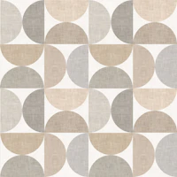 Vintage Semi-Circle Geometric - Warm Naturals wallpaper