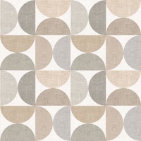 Vintage Semi-Circle Geometric - Warm Naturals wallpaper