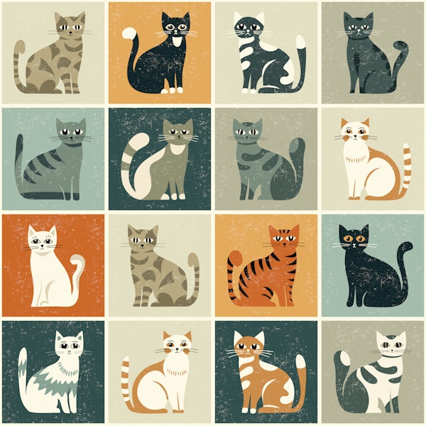 Retro Cats Collection
