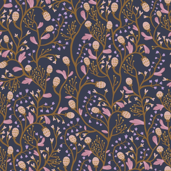 Wild Strawberry Dusty Navy