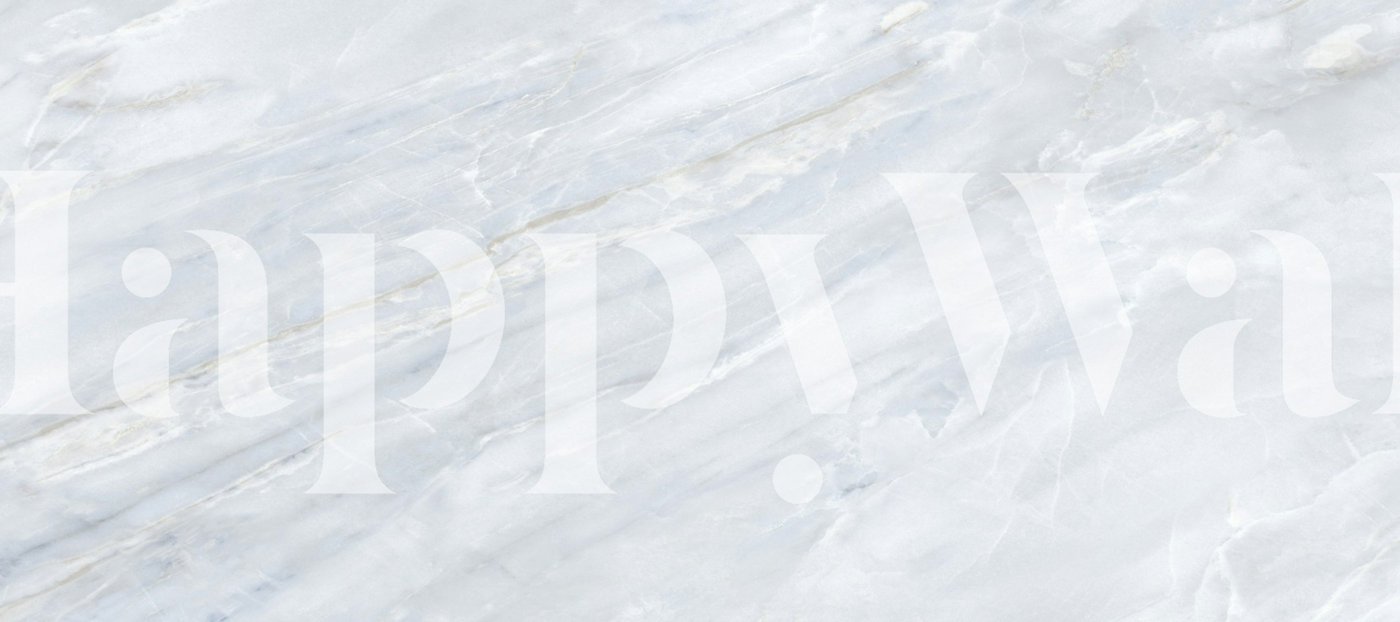 Smooth Marble Ocean wallpaper in a room