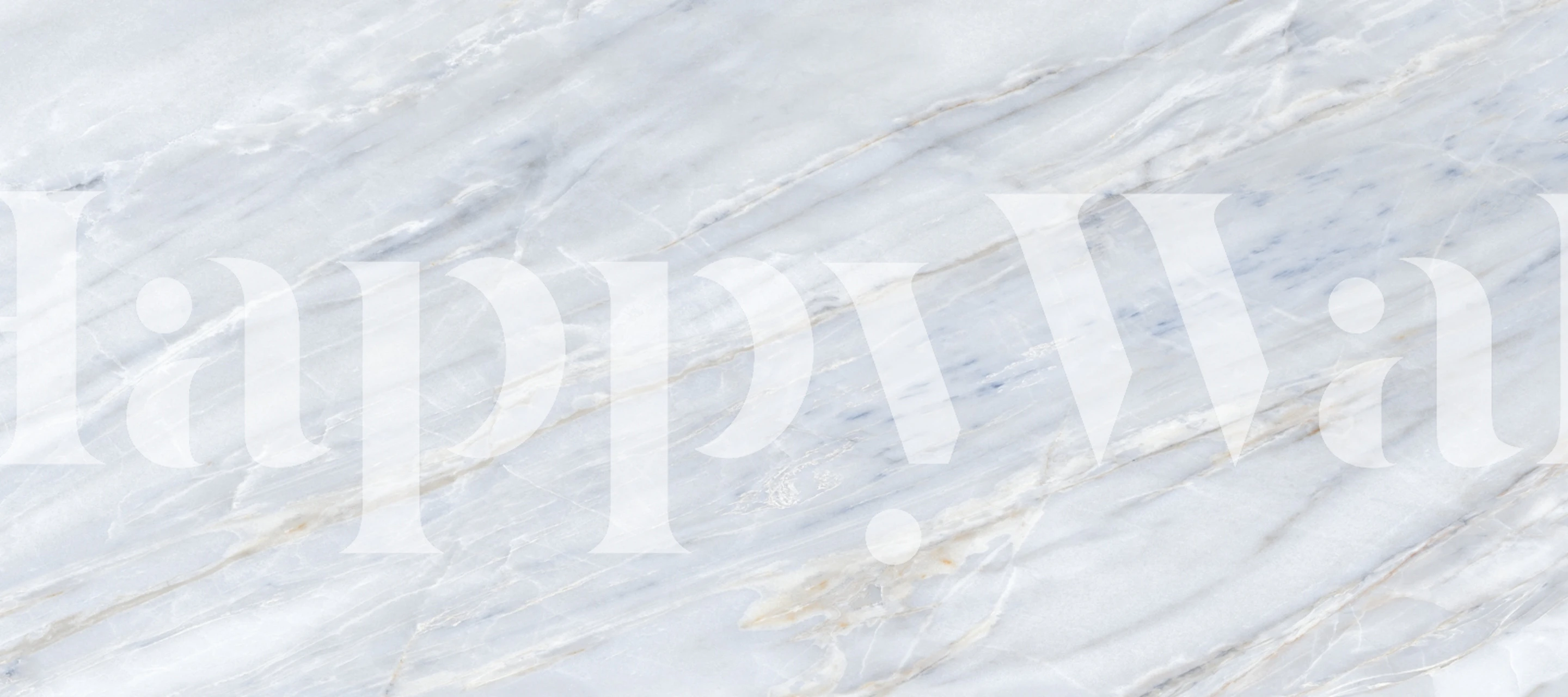 Grey veined marble design wallpaper in soft hues