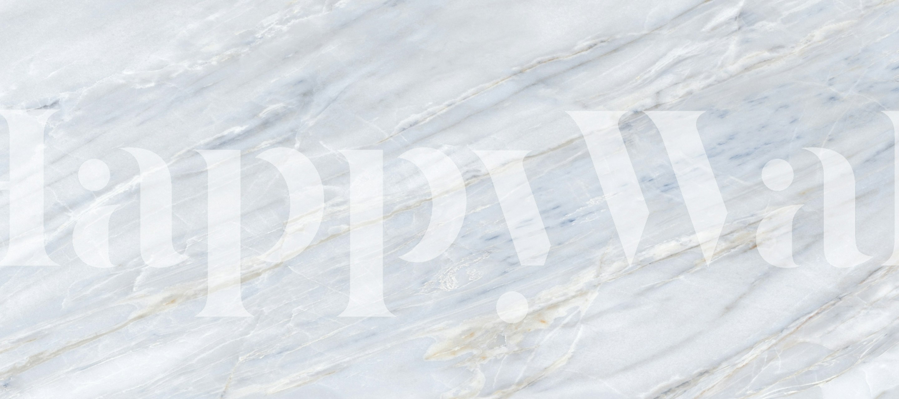 Grey Veined Marble-Tapete in einem Raum
