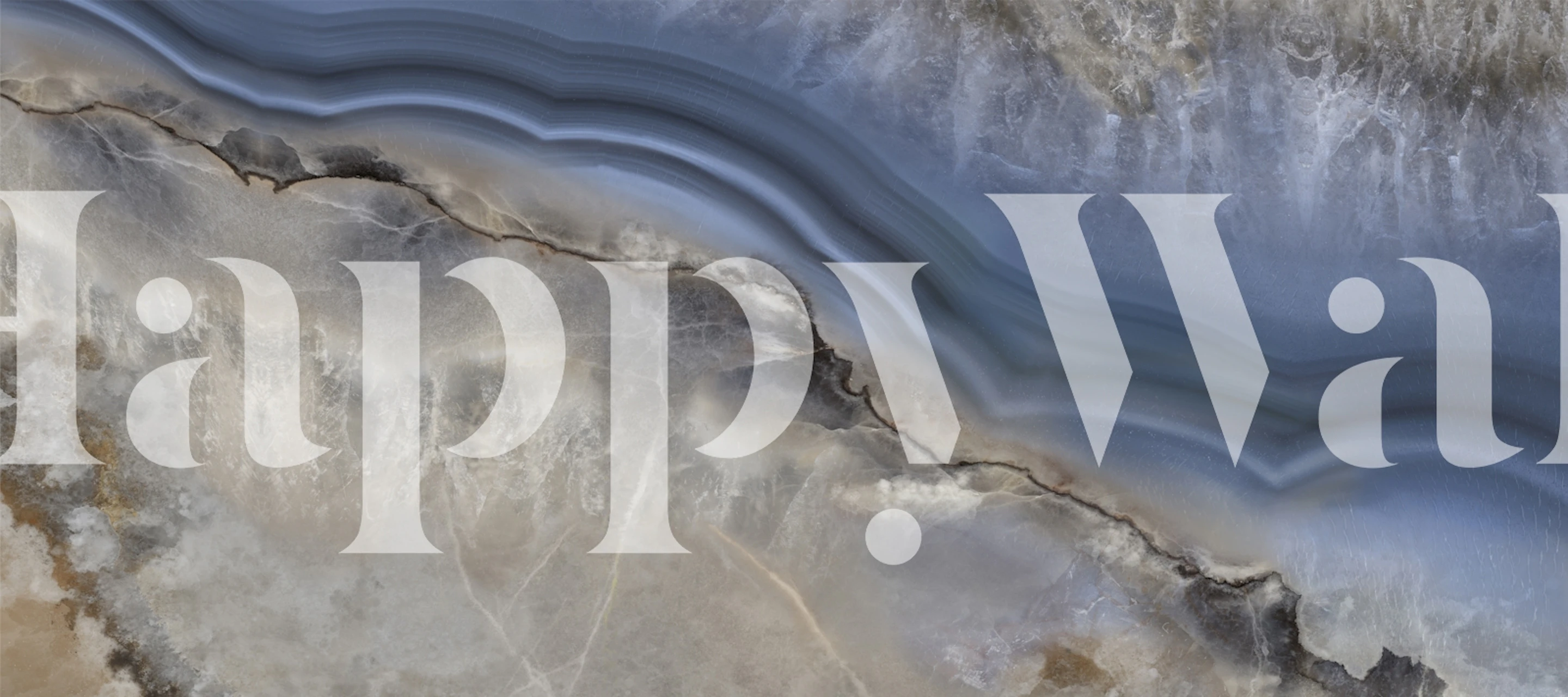 Design della carta da parati Onyx Marble Tile in una stanza