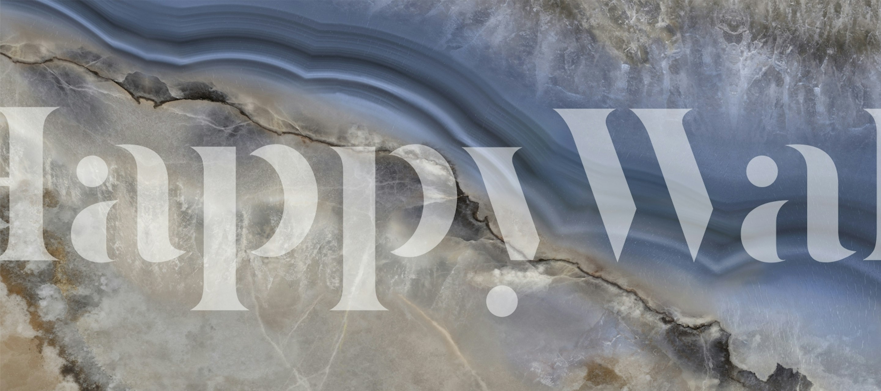 Onyx Marble Tile wallpaper design in a room