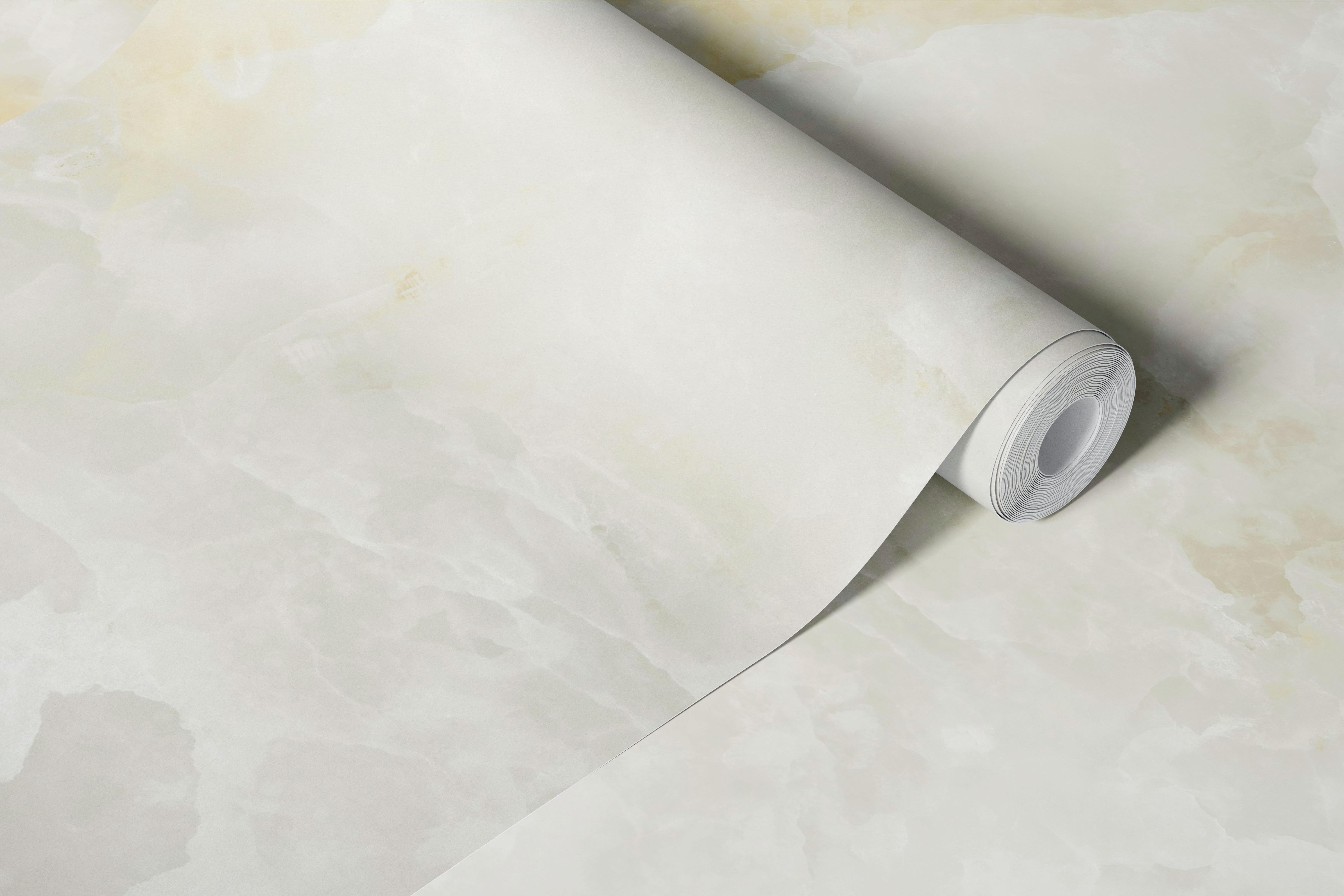 White onyx marble wallpaper in a bright room