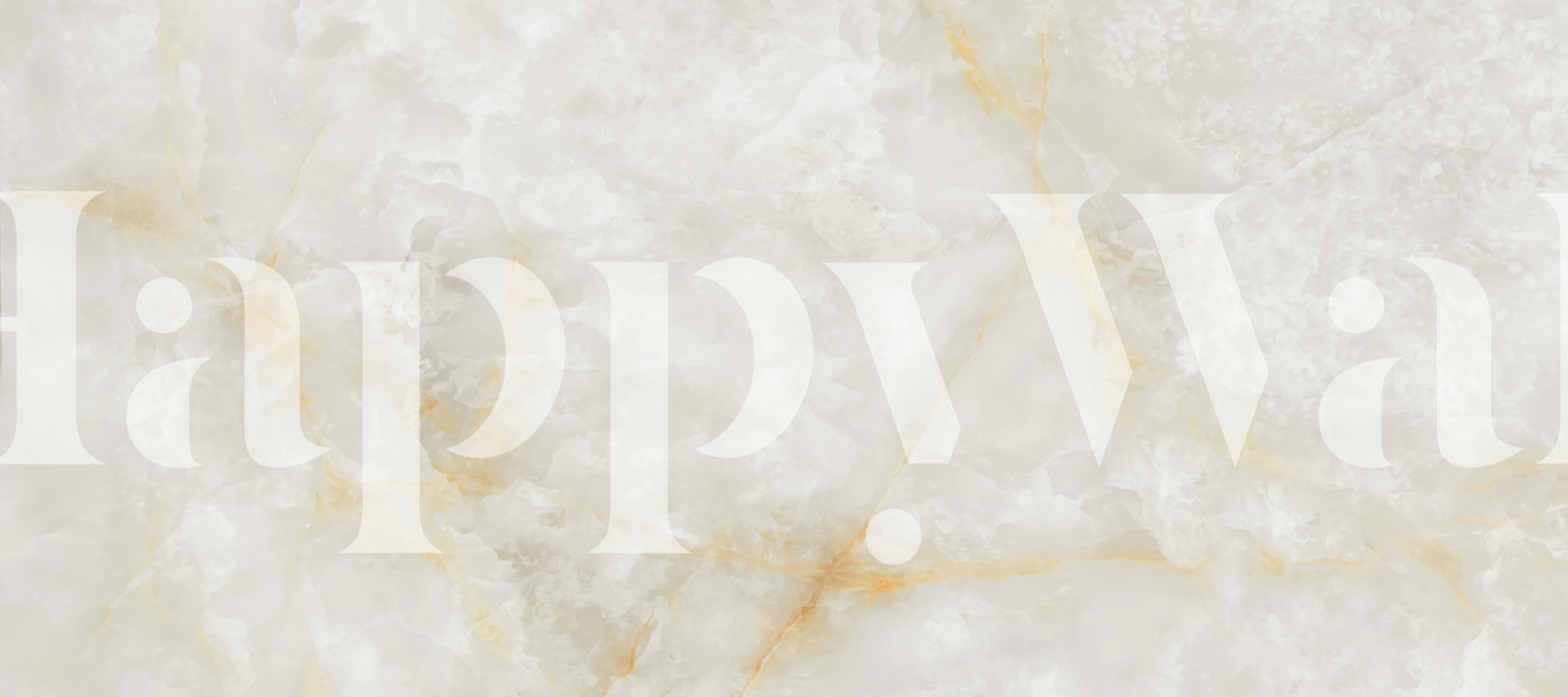 Honey White Onyx tapet i en rumsinställning