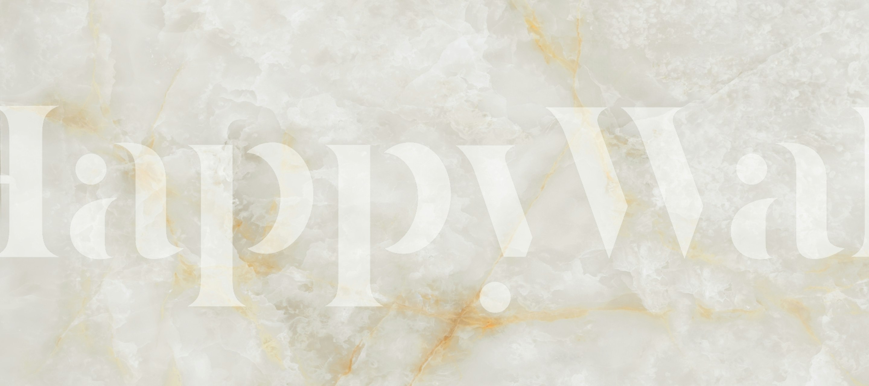 Honey White Onyx wallpaper in a room setting