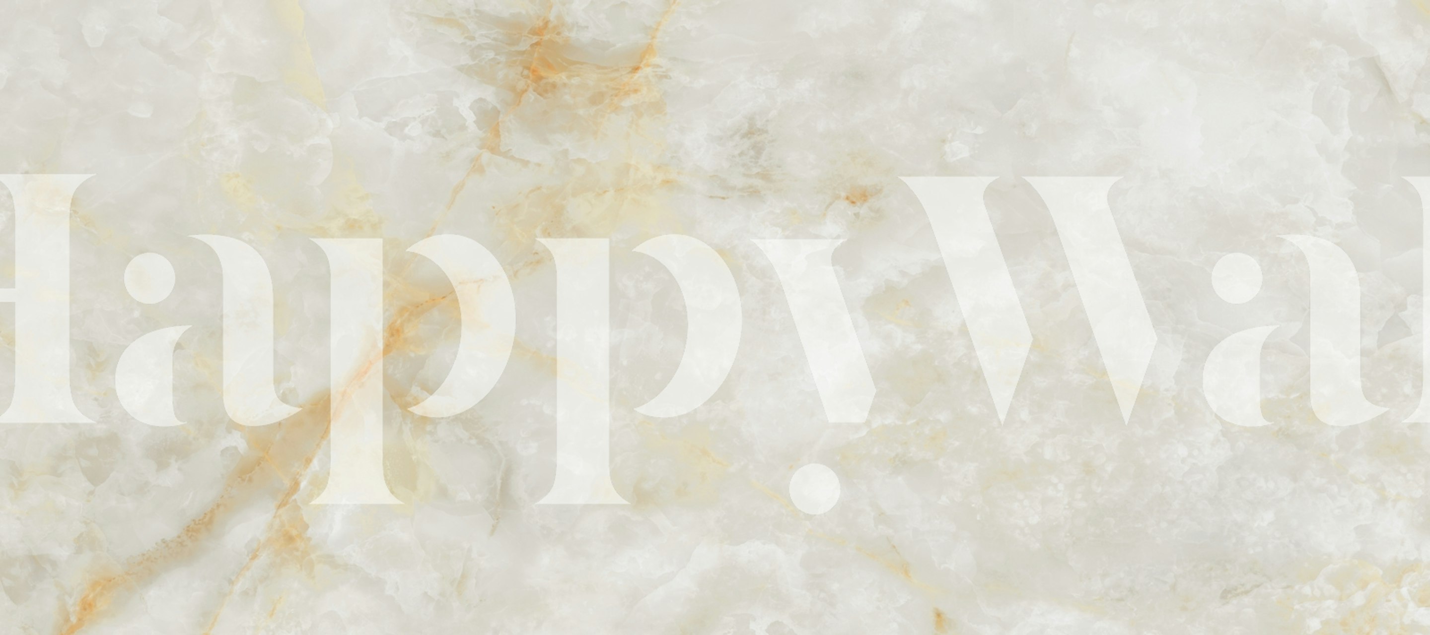 Ice White Onyx tapet i et rom