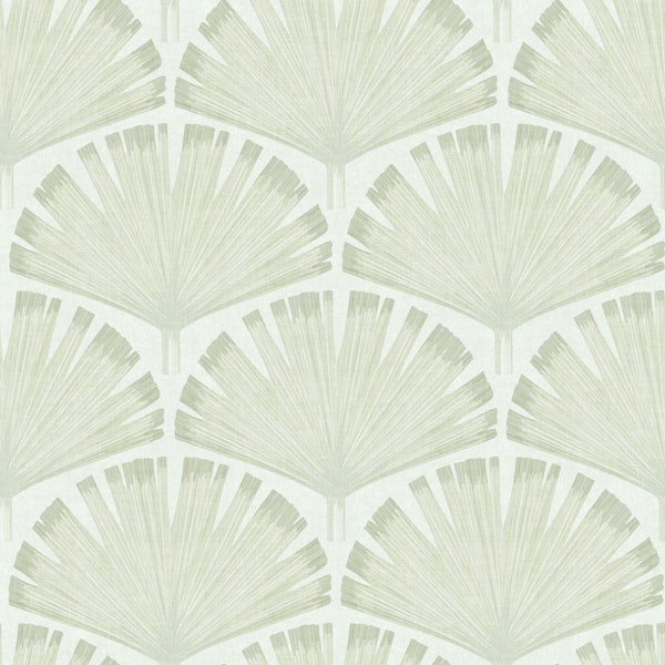 Fan Palm Botanical - Soft Linen