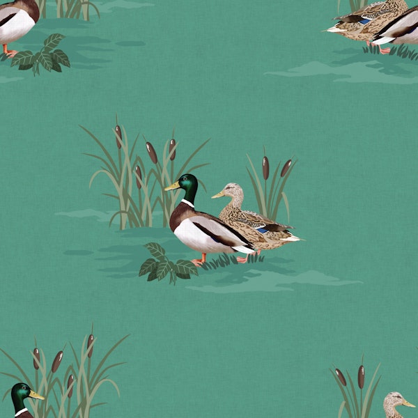 Country Ducks - Mid Green