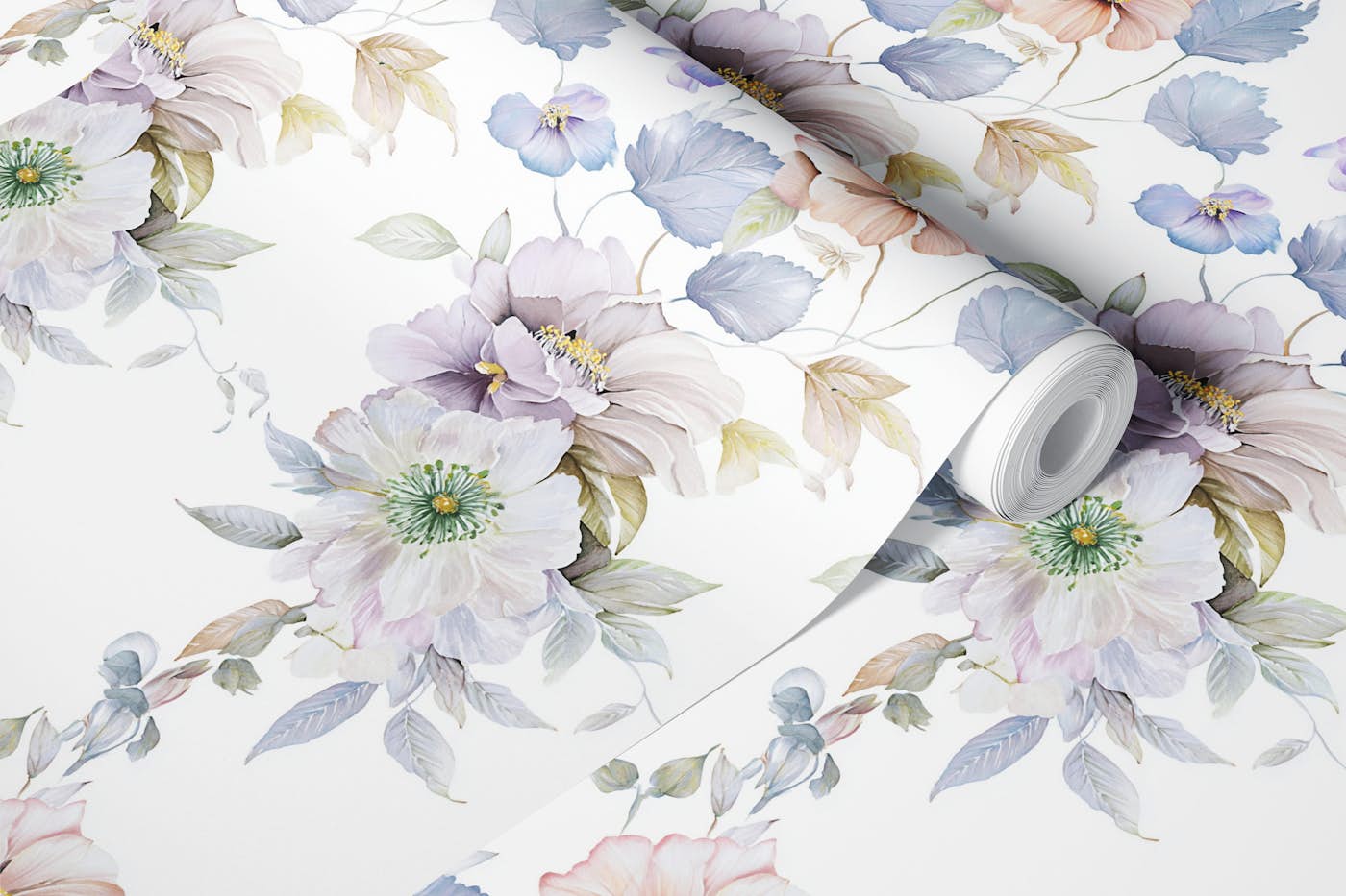 Soft Blossom Symphony wallpaper roll