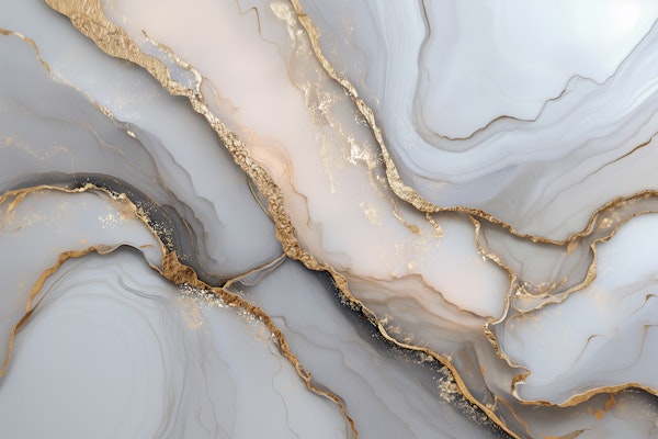 Marble Dreams in Gold