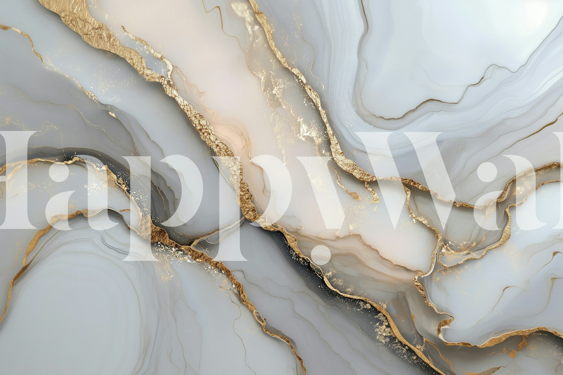 Marble Dreams in Gold tapet i ett rum