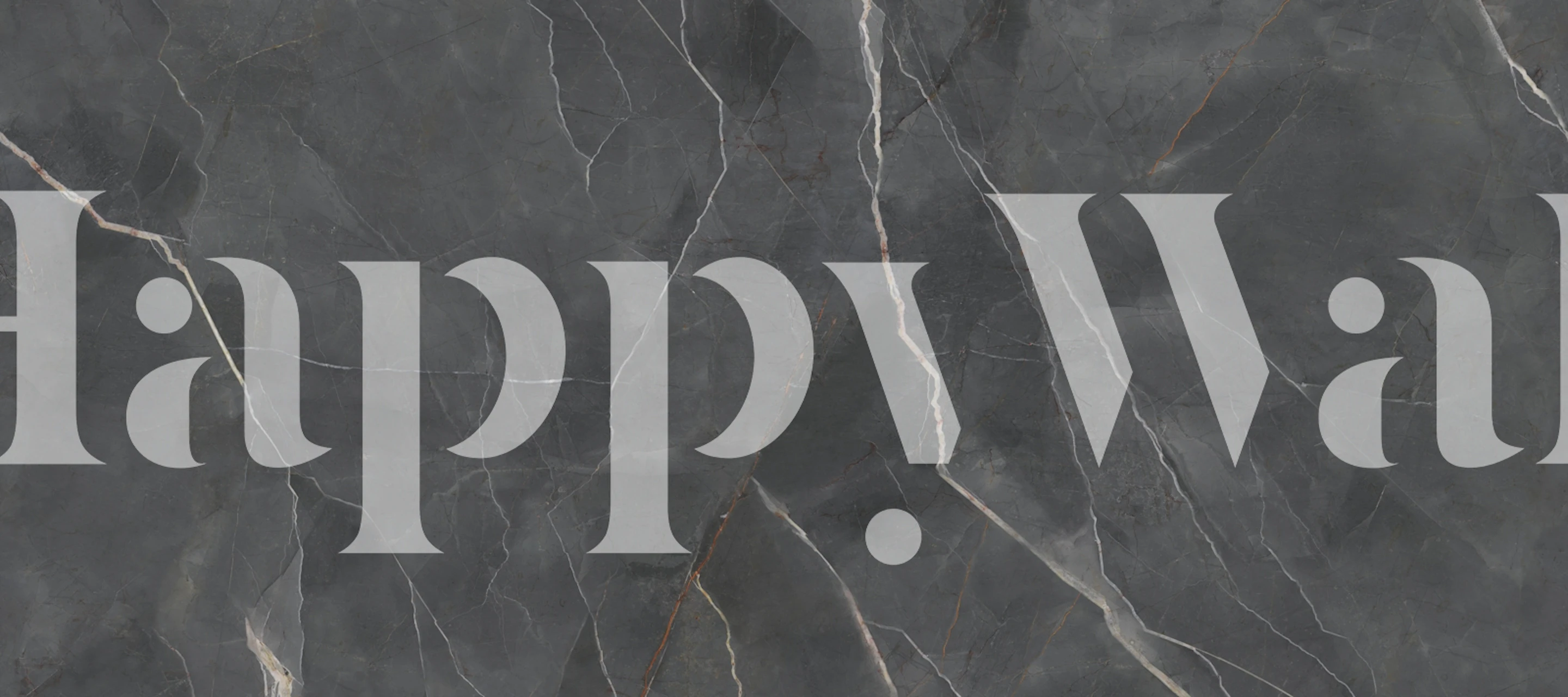 Pietra Grey Marble tapet i ett rum