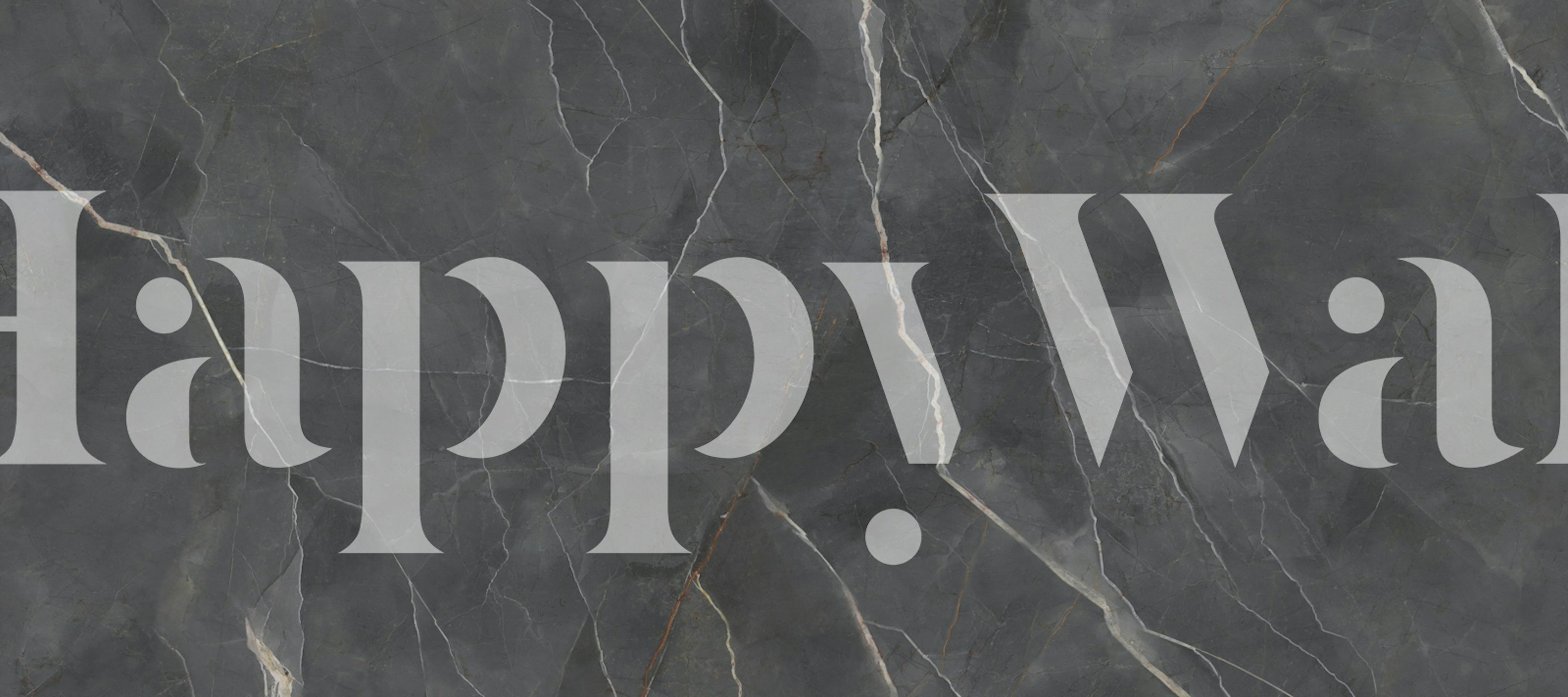 Pietra Grey Marble behang in een kamer