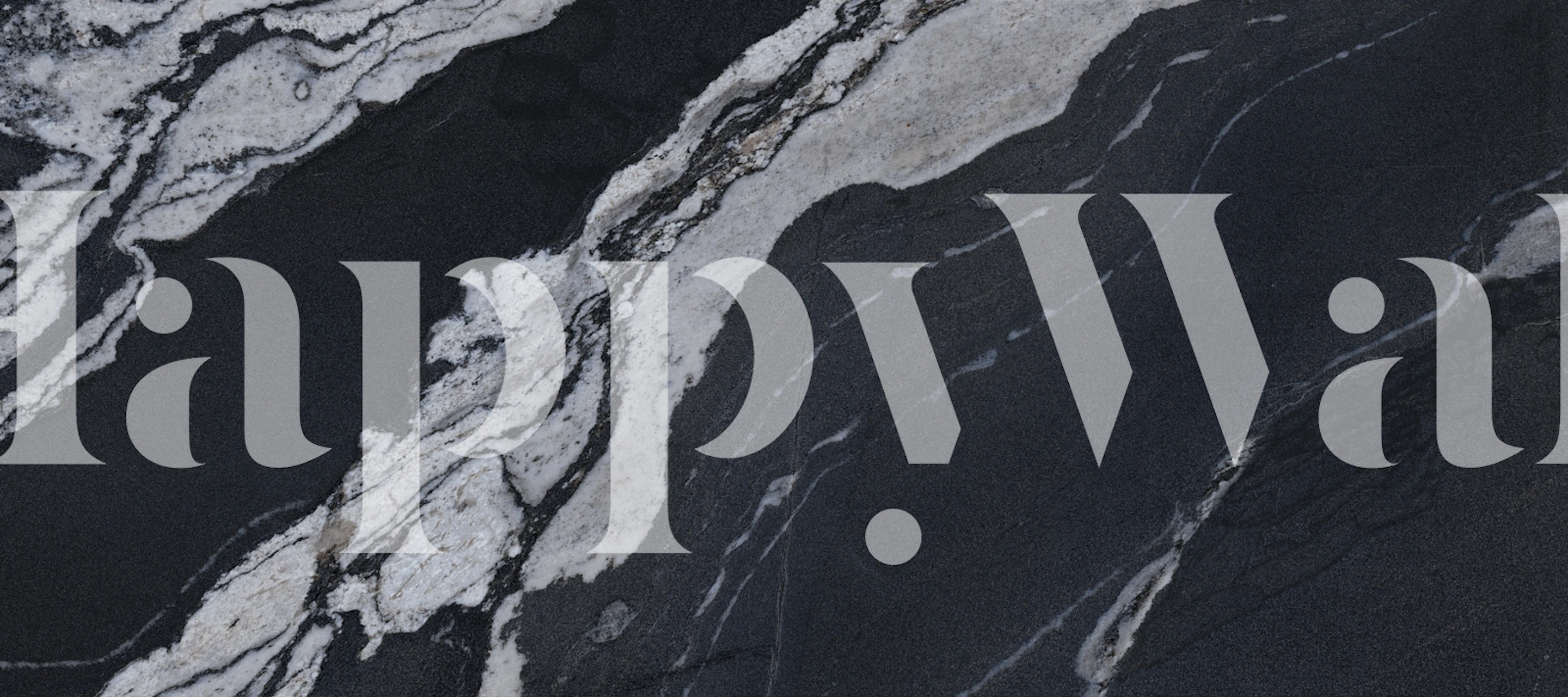 Dark Marble Veins tapet i ett modernt rum