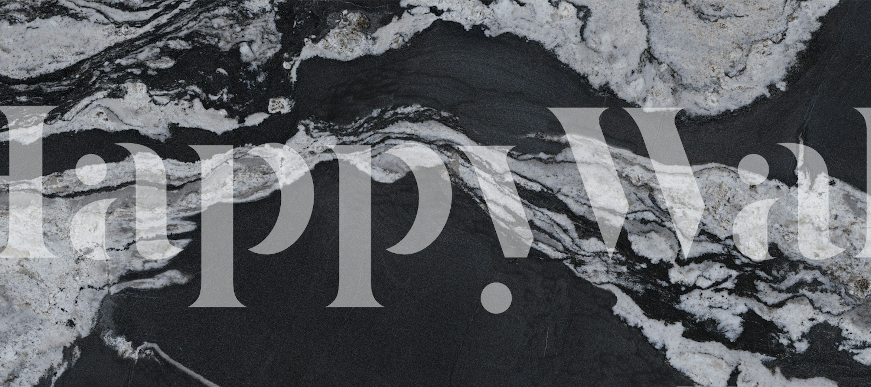 Luxury black marble wallpaper w pokoju