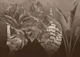 Sepia Tropical Jungle Garden