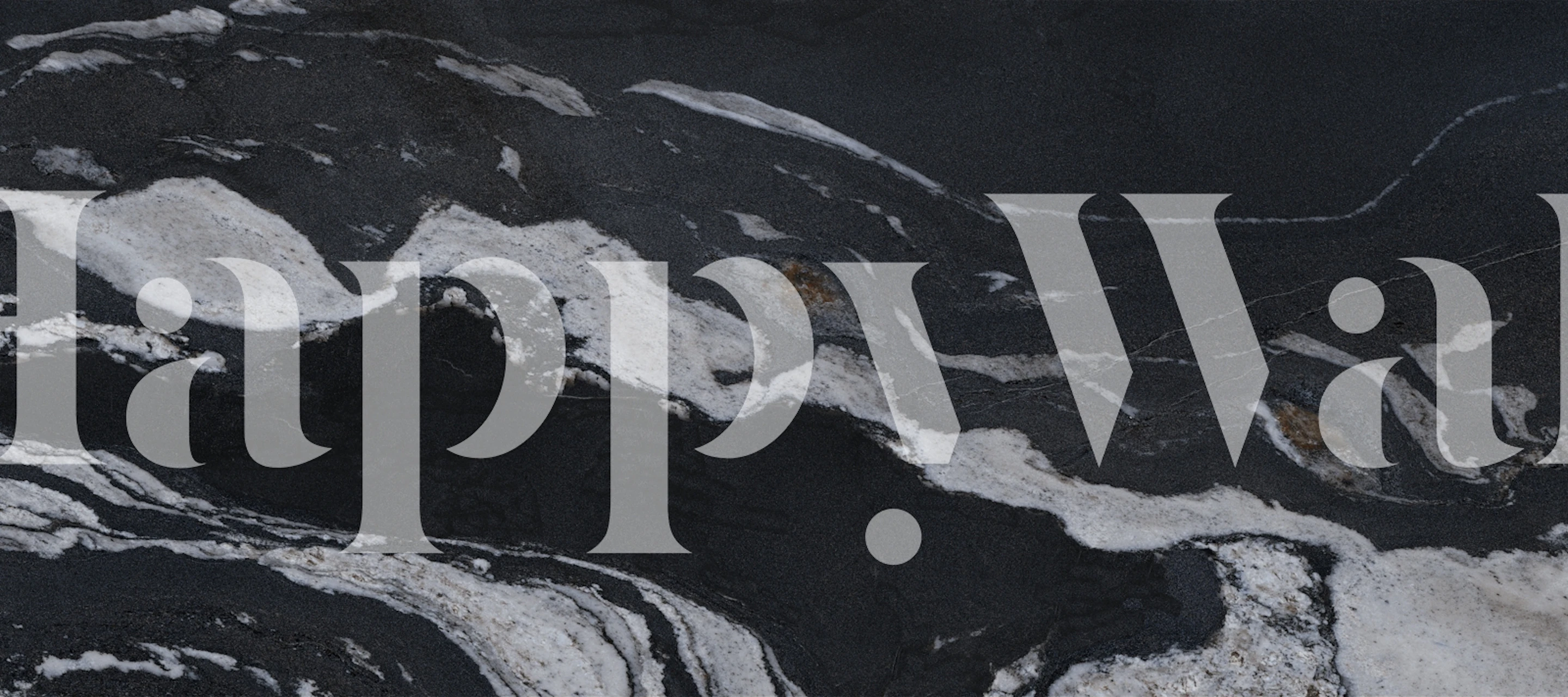 Wavy marble pattern wallpaper displayed in a room