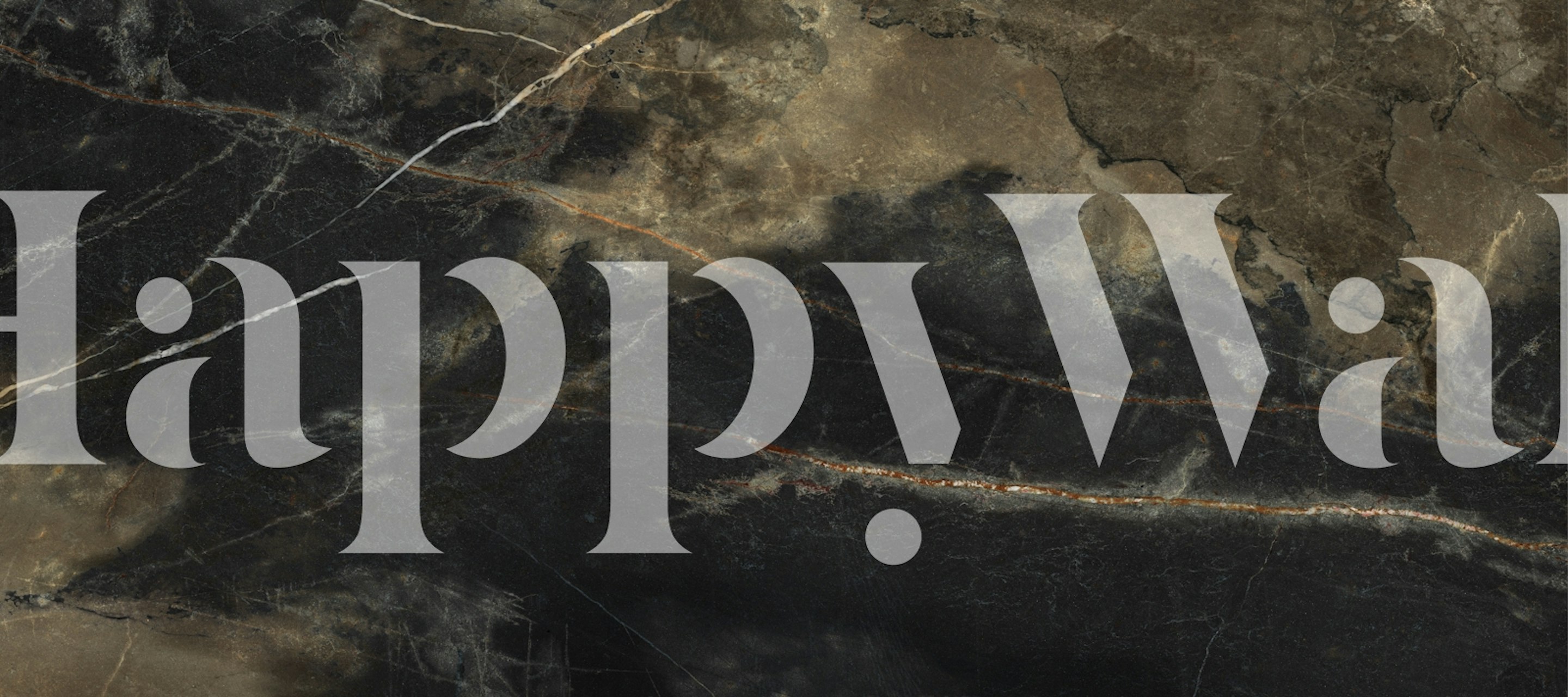 Tapeta Sahara Noir Marble wyeksponowana w pomieszczeniu